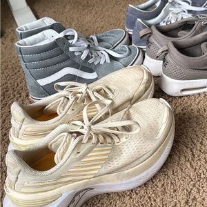 Saucony Cream and Yellow Women's Running Sneakers